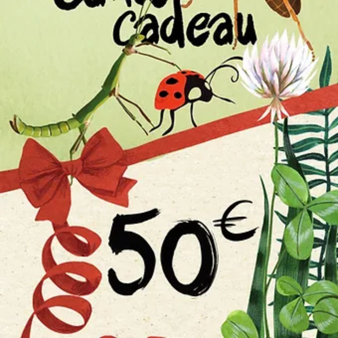 Carte cadeau insecte